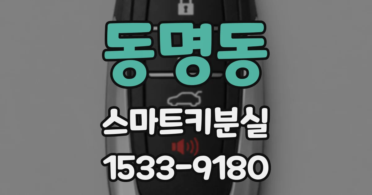 동명동 스마트키분실