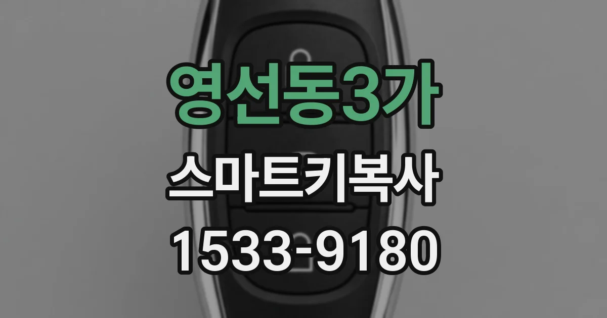 영선동3가 스마트키복사