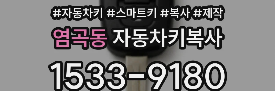 염곡동 자동차키복사
