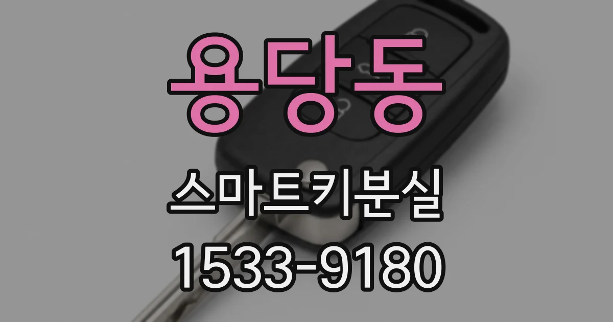 용당동 스마트키분실