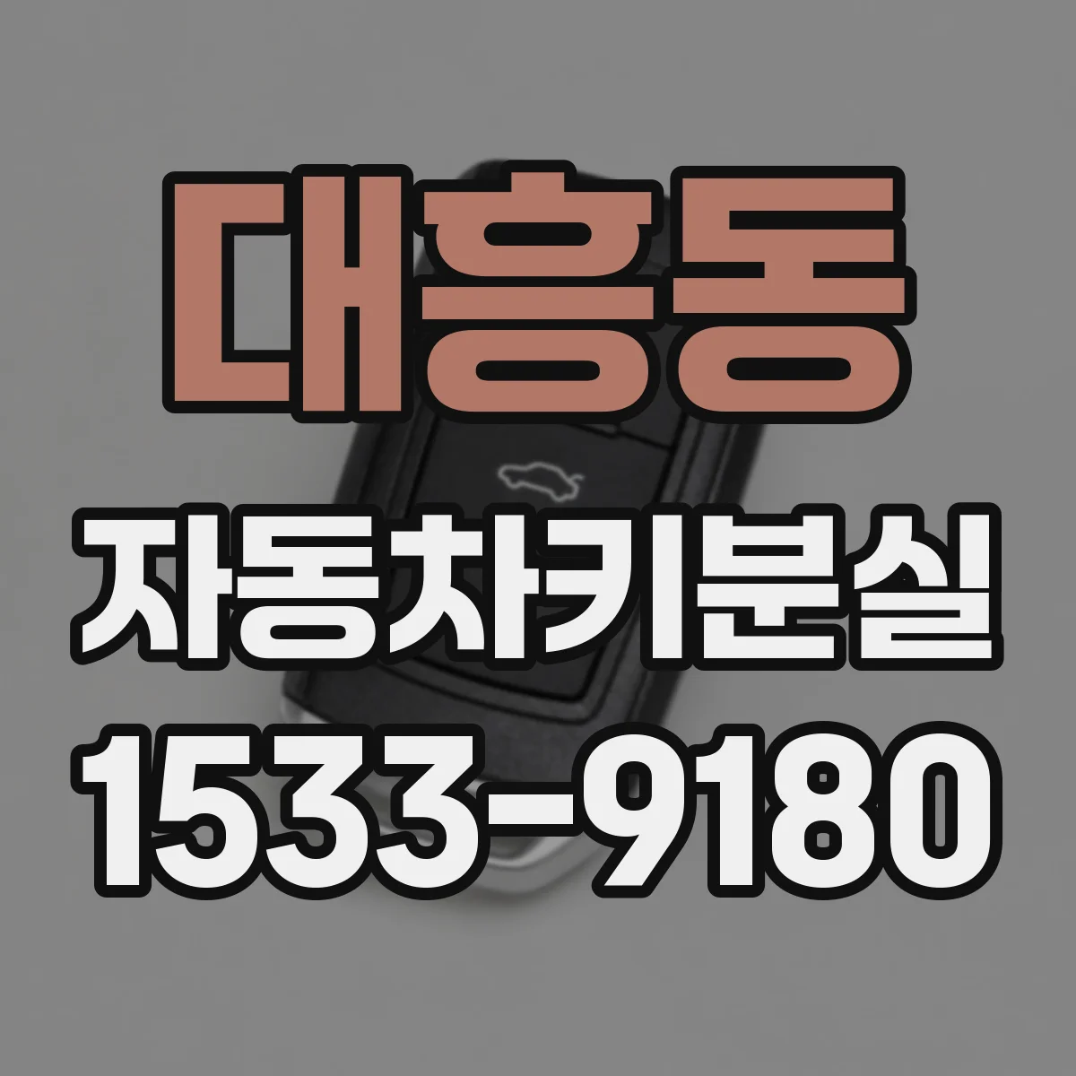 대흥동 자동차키분실