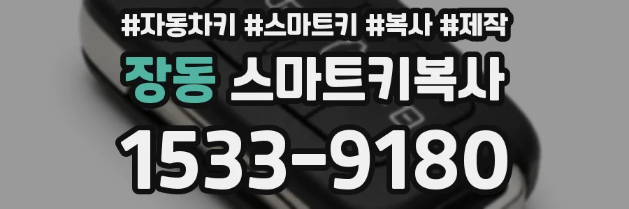 장동 스마트키복사