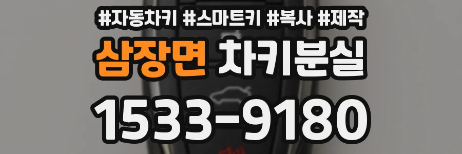 삼장면 차키분실