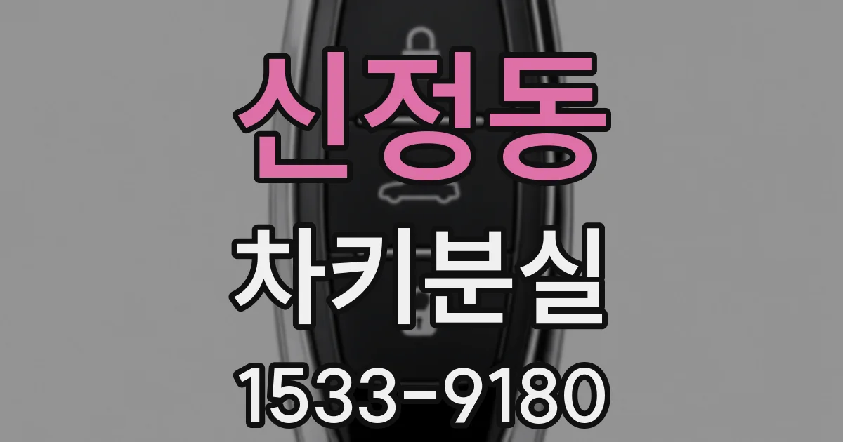 신정동 차키분실