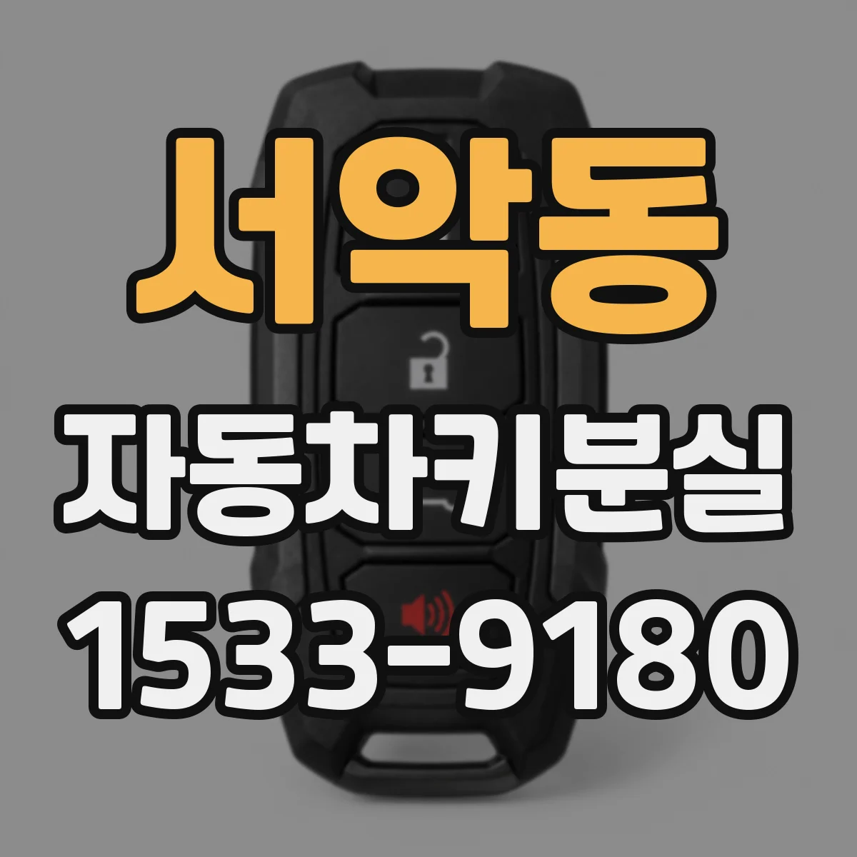 서악동 자동차키분실