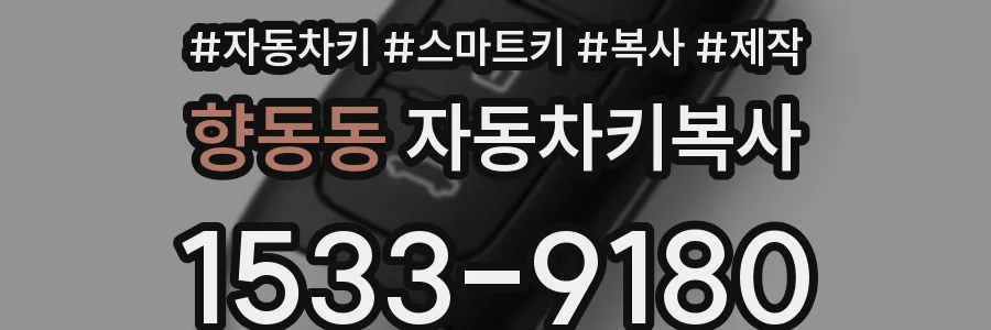 향동동 자동차키복사