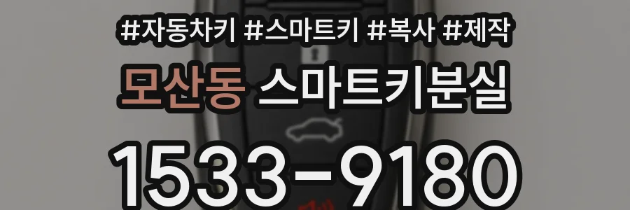 모산동 스마트키분실