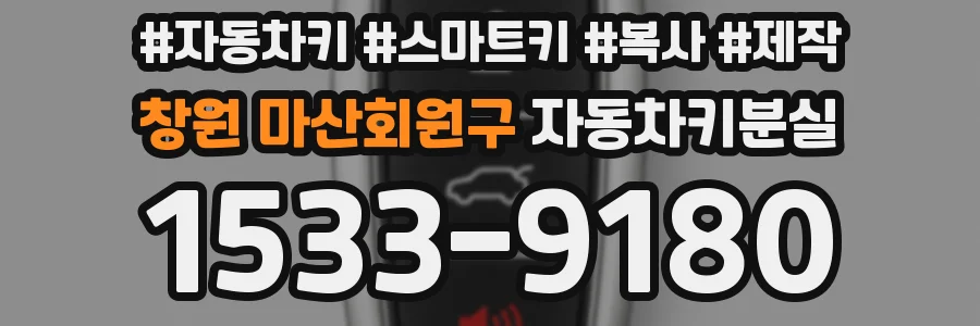 창원 마산회원구 자동차키분실