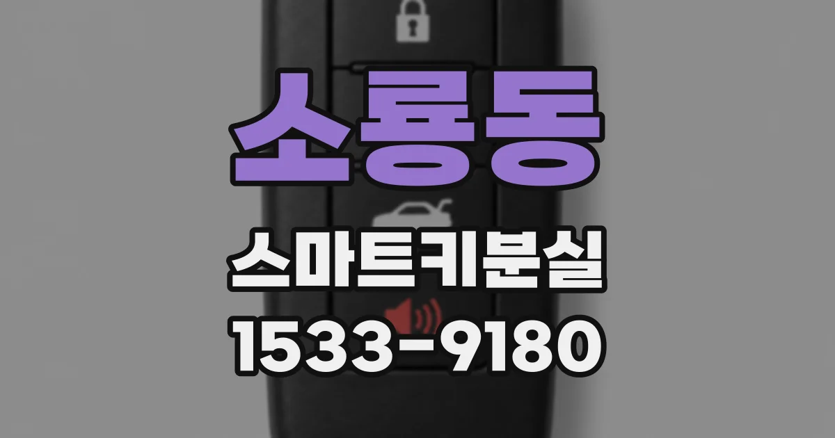 소룡동 스마트키분실