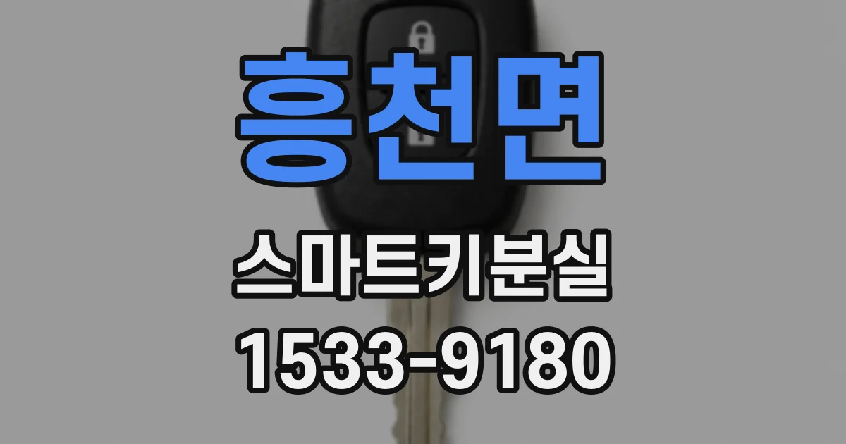 흥천면 스마트키분실