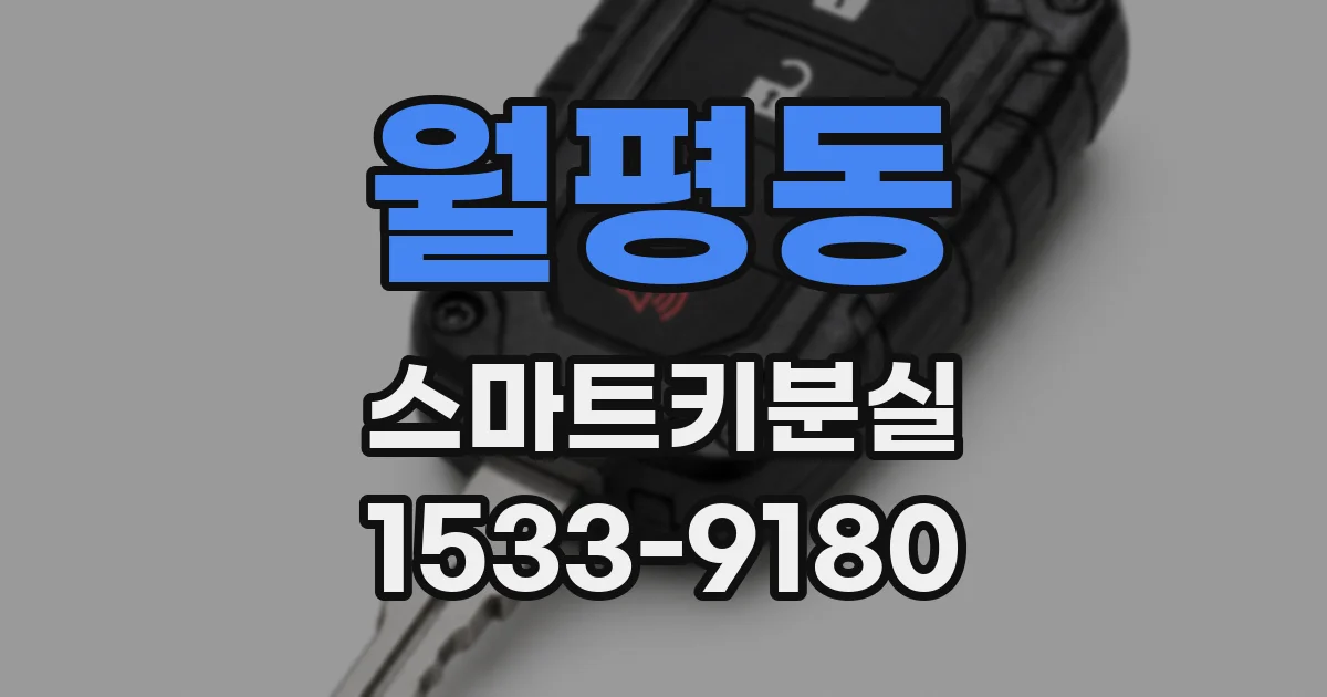 월평동 스마트키분실