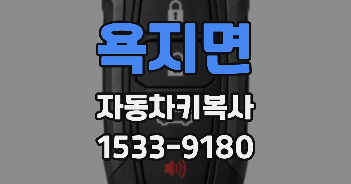 욕지면 자동차키복사