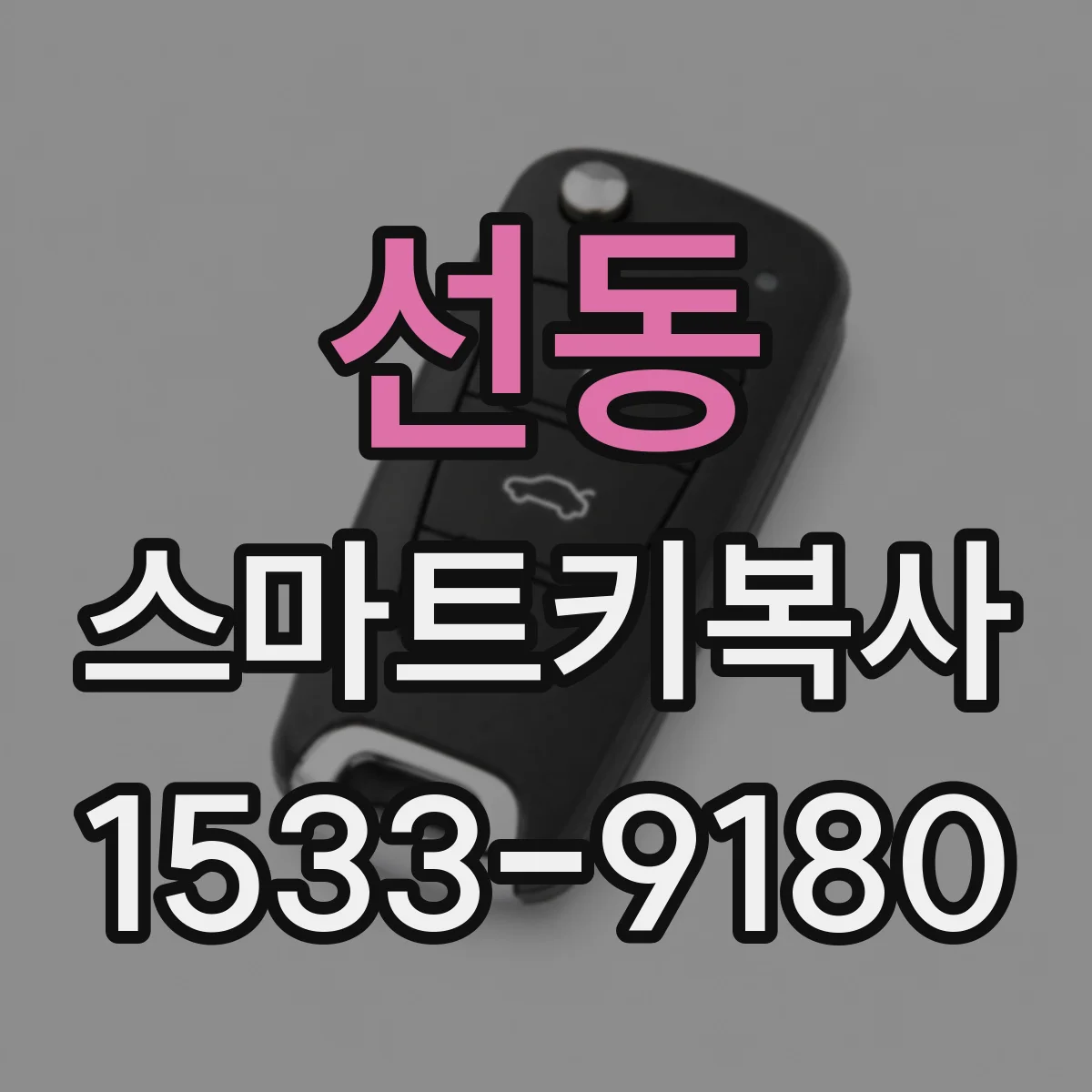 선동 스마트키복사