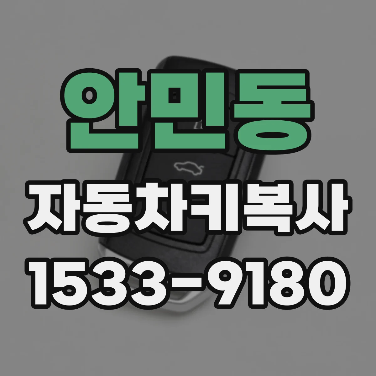 안민동 자동차키복사