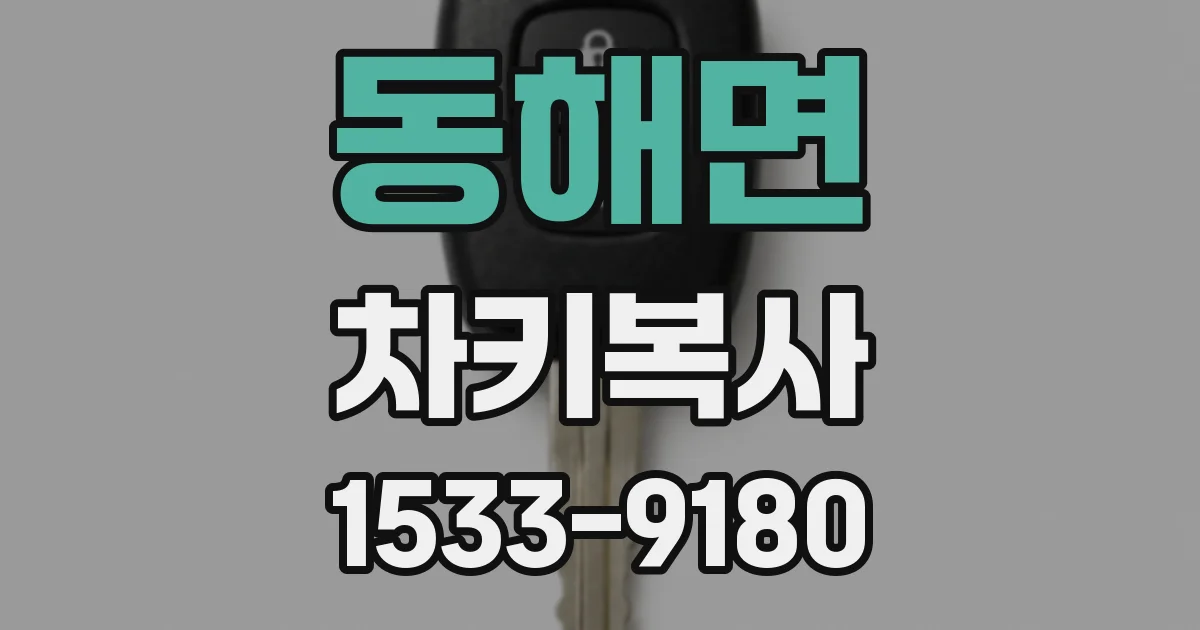 동해면 차키복사