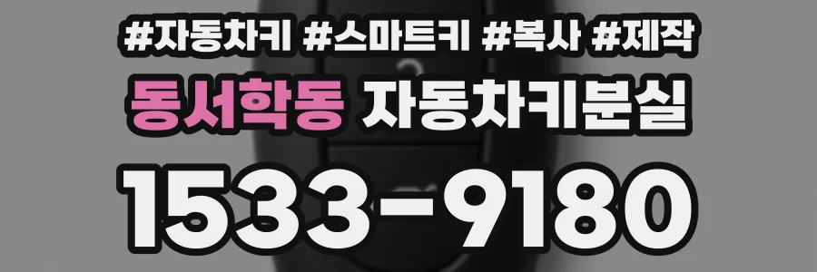 동서학동 자동차키분실