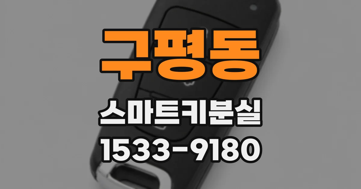 구평동 스마트키분실