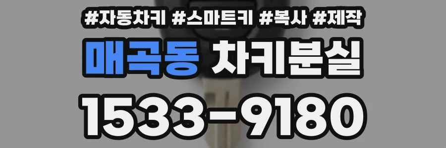 매곡동 차키분실