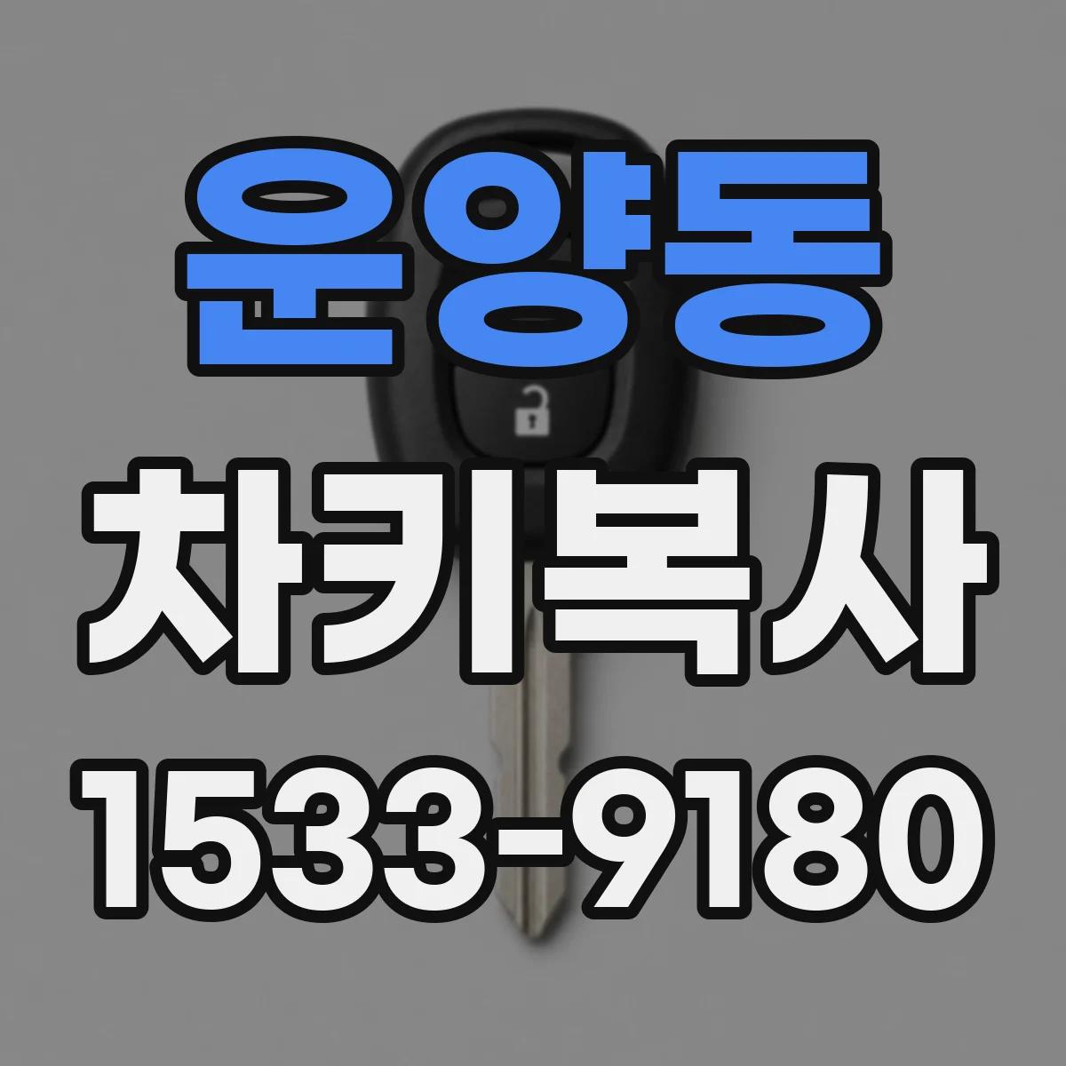 운양동 차키복사