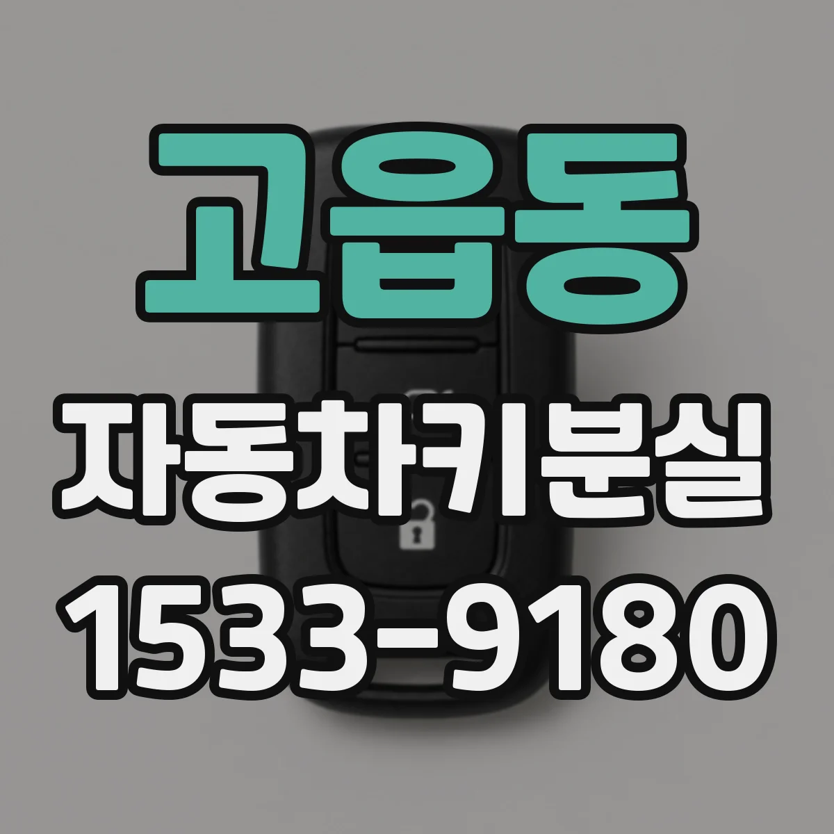 고읍동 자동차키분실
