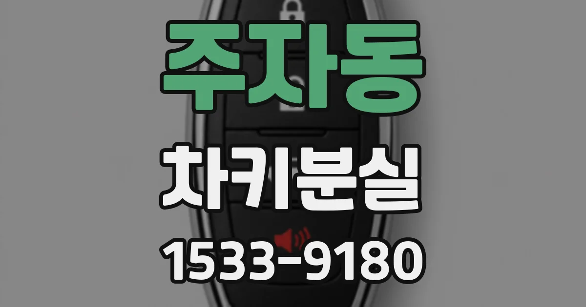 주자동 차키분실