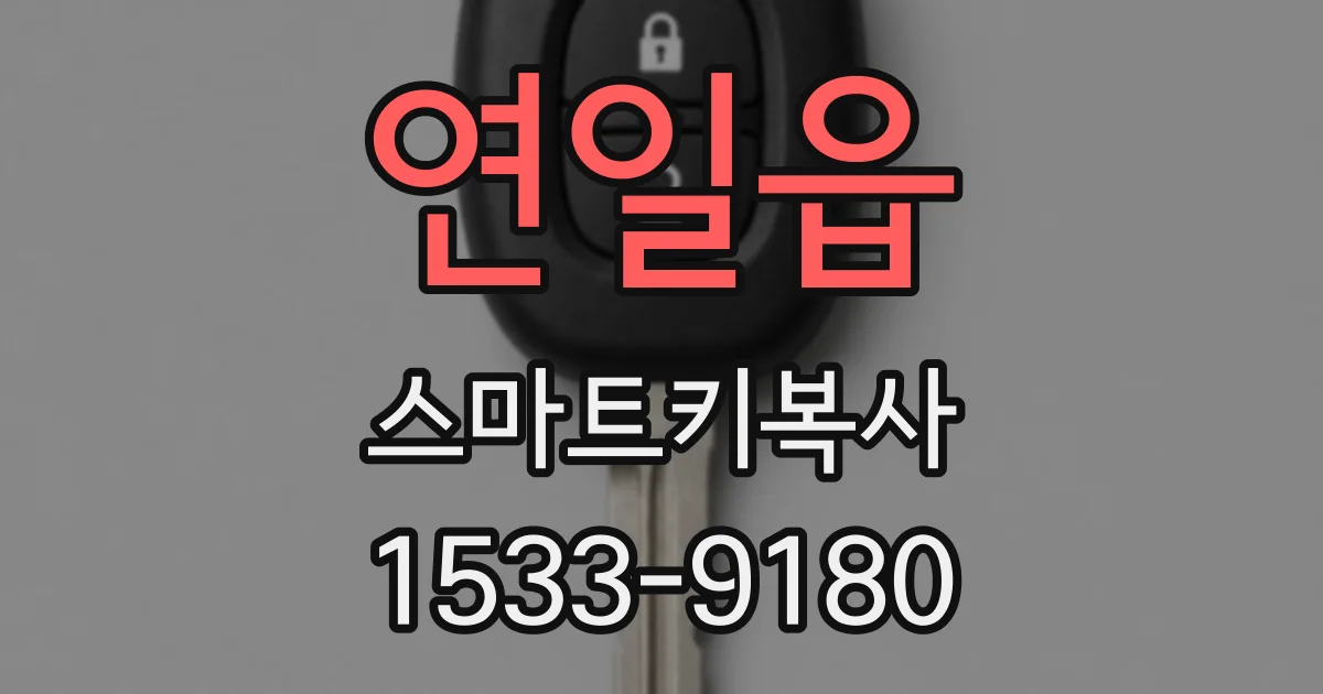 연일읍 스마트키복사