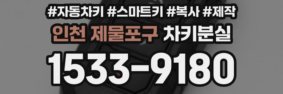 인천 제물포구 차키분실