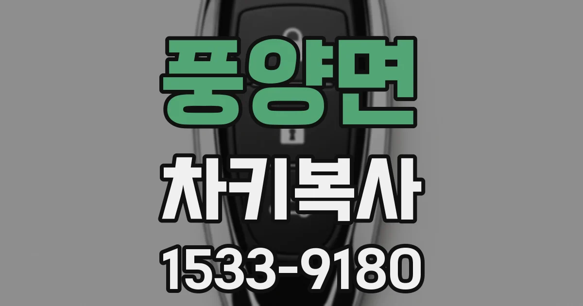 풍양면 차키복사