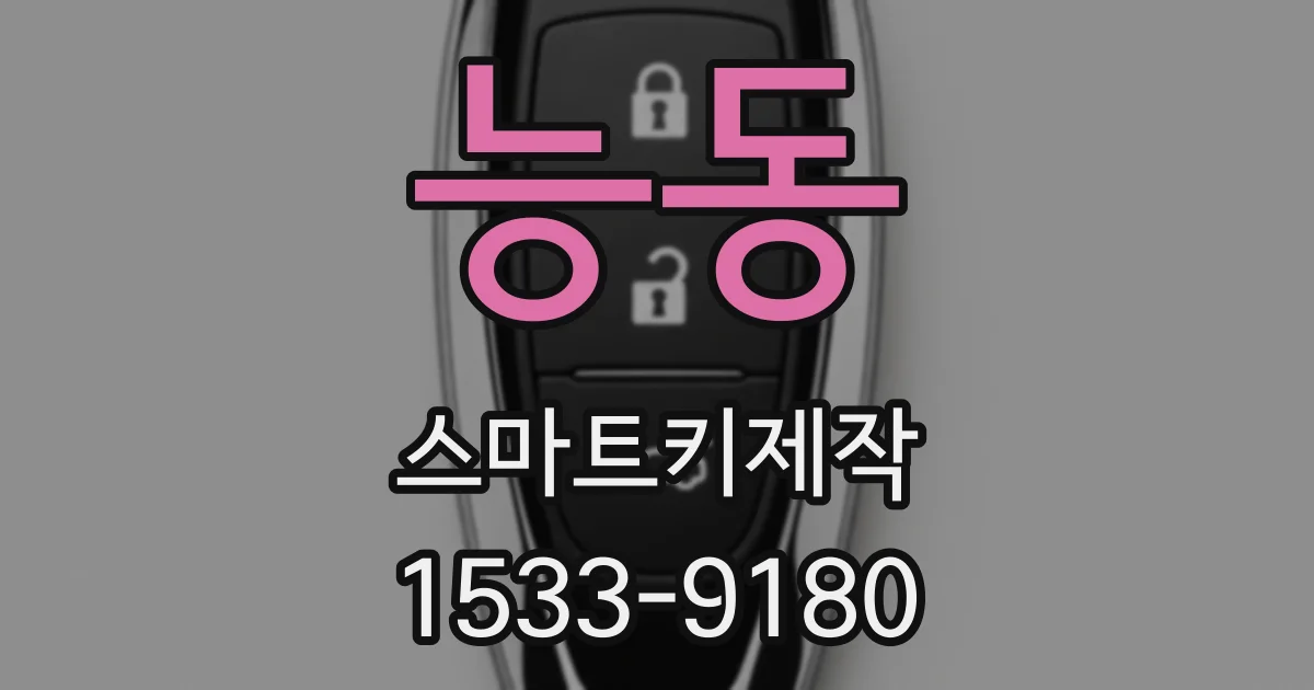 능동 스마트키제작