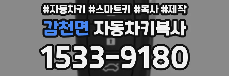 감천면 자동차키복사