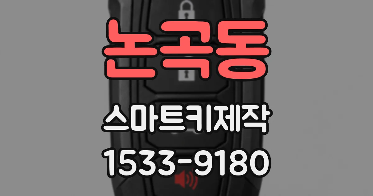 논곡동 스마트키제작