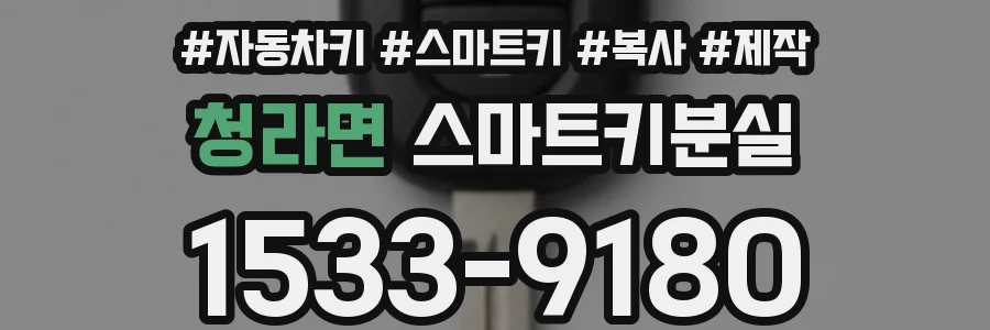 청라면 스마트키분실
