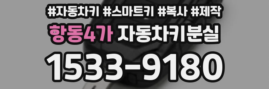 항동4가 자동차키분실