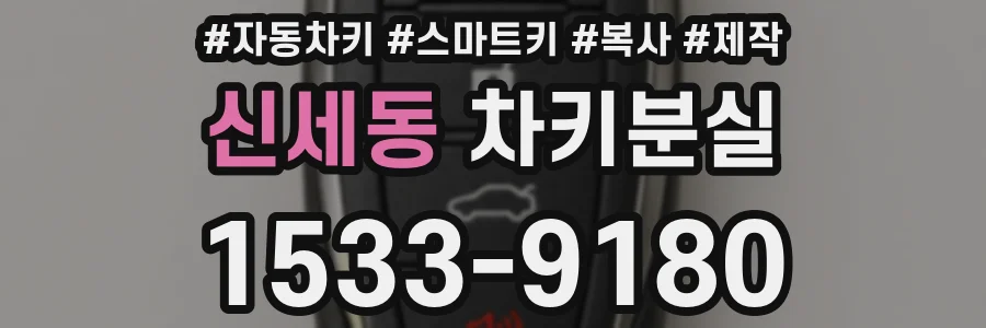신세동 차키분실