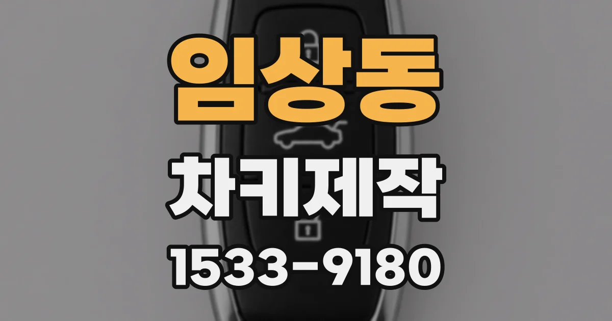 임상동 차키제작