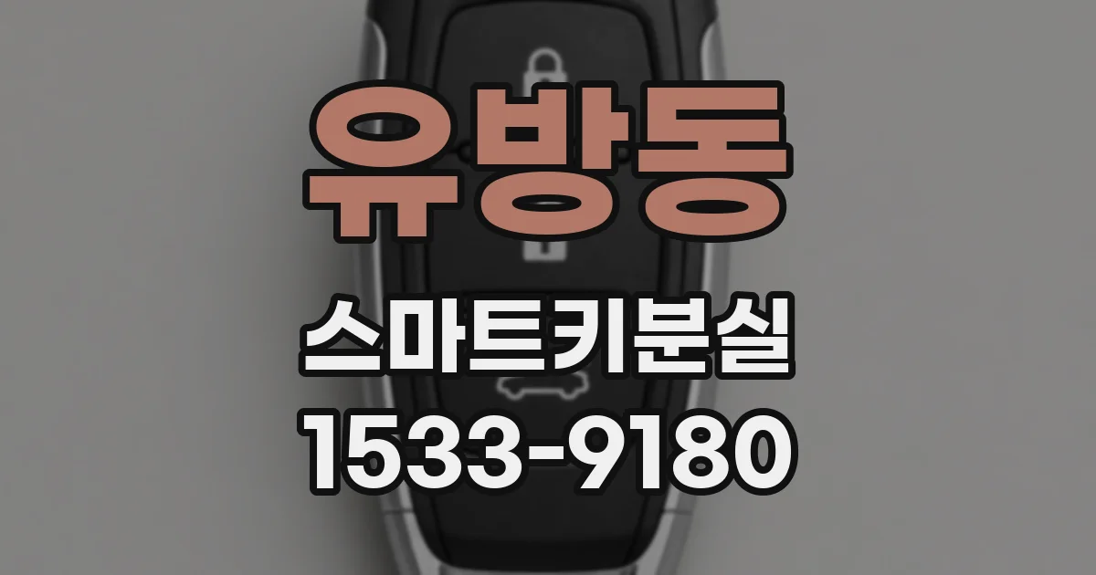 유방동 스마트키분실