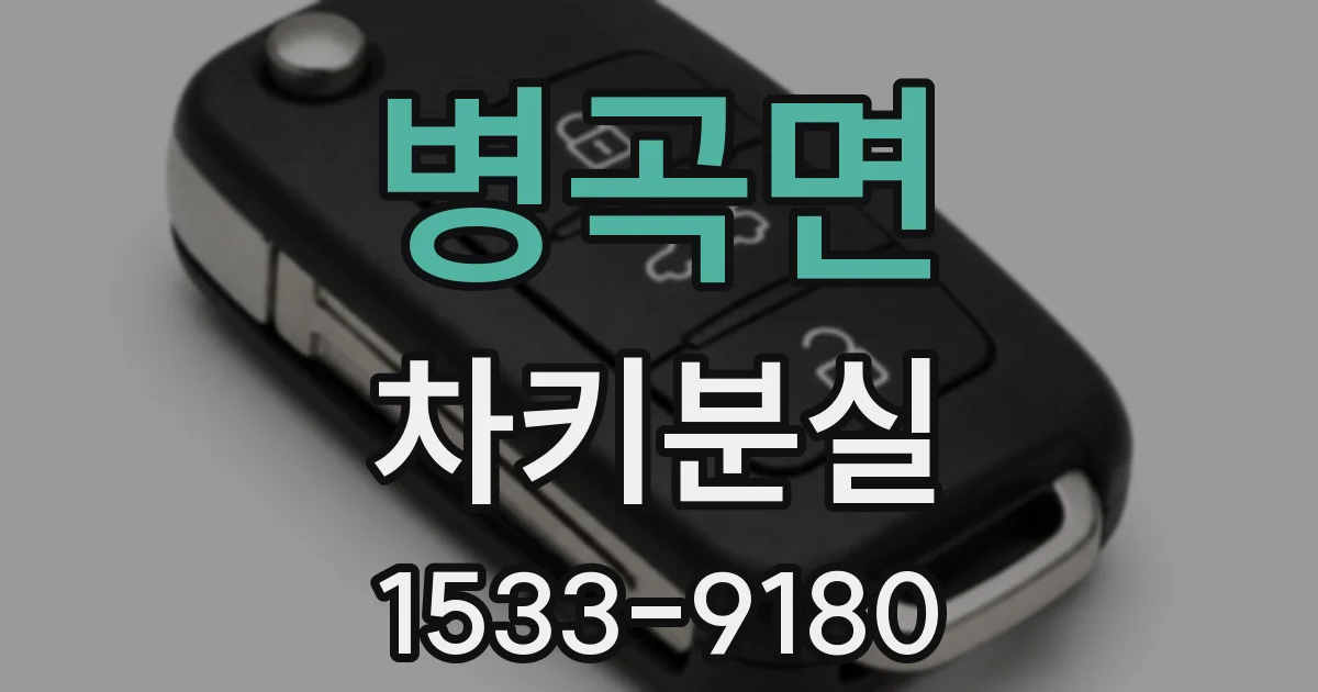 병곡면 차키분실