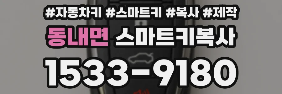 동내면 스마트키복사