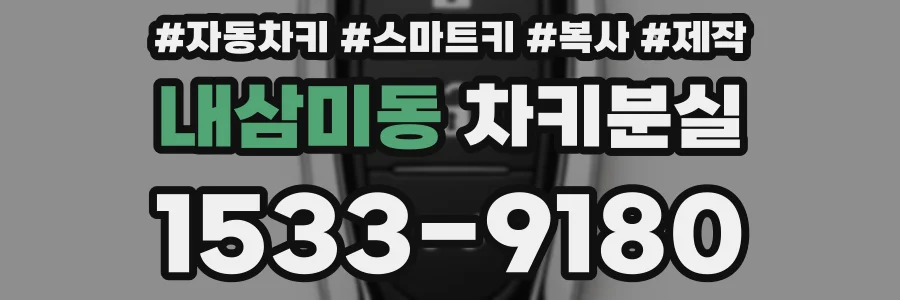 내삼미동 차키분실