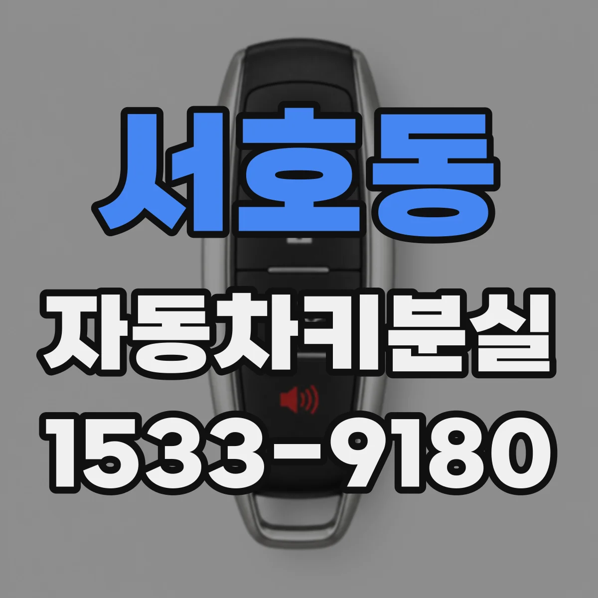 서호동 자동차키분실