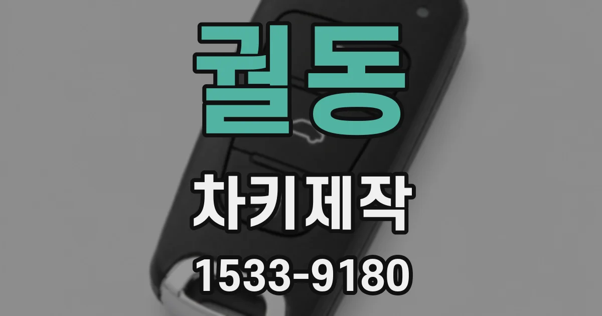 궐동 차키제작