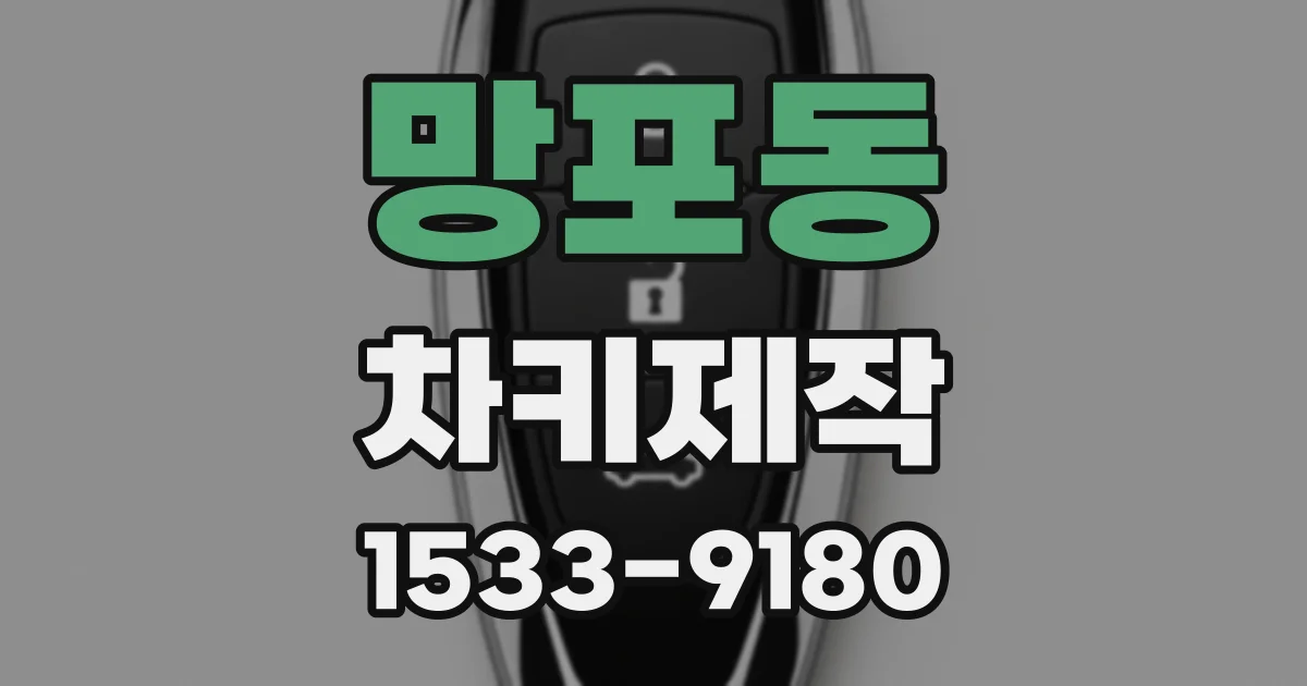 망포동 차키제작