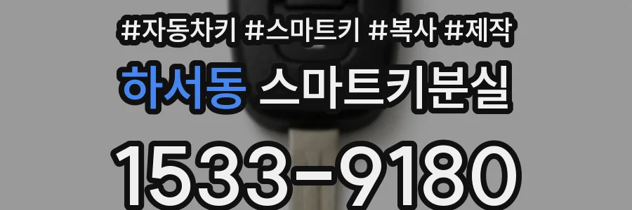 하서동 스마트키분실