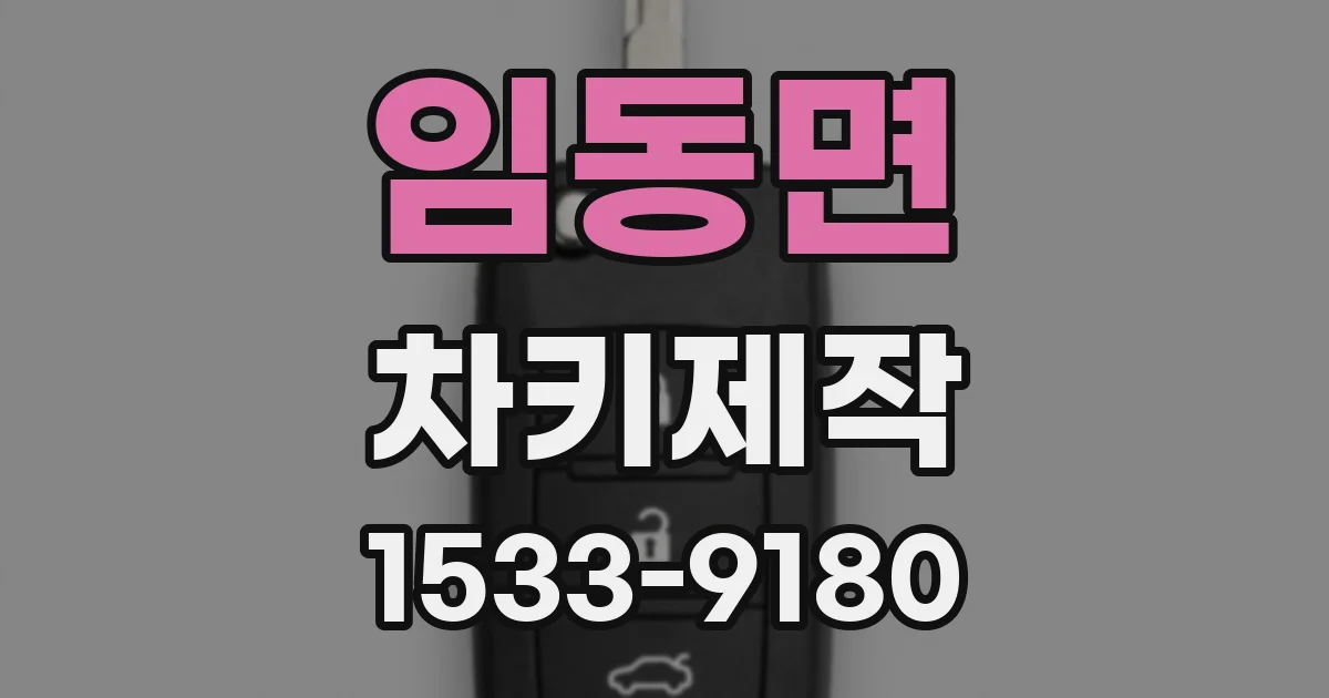 임동면 차키제작