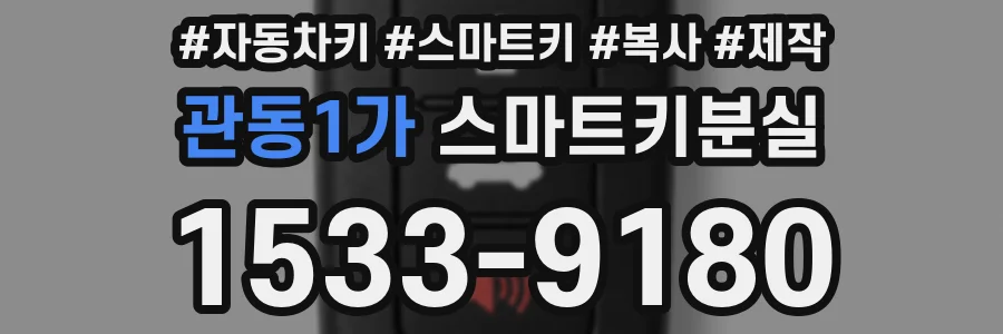 관동1가 스마트키분실
