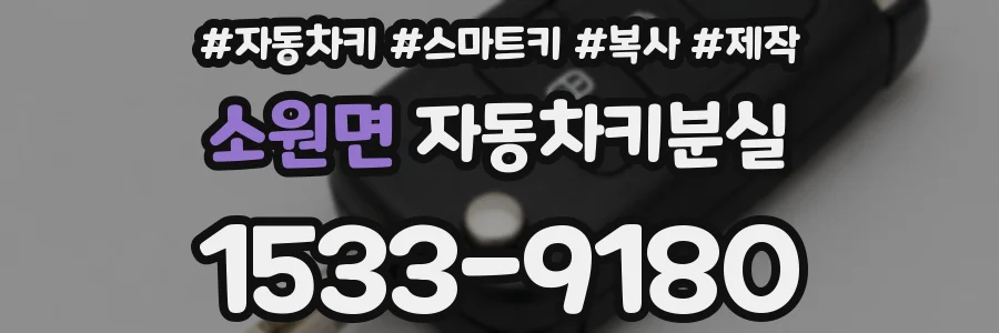 소원면 자동차키분실