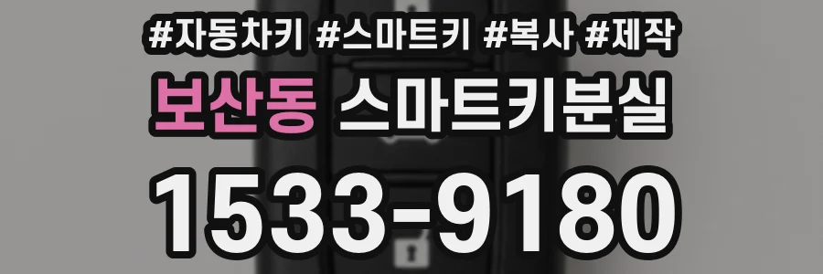 보산동 스마트키분실