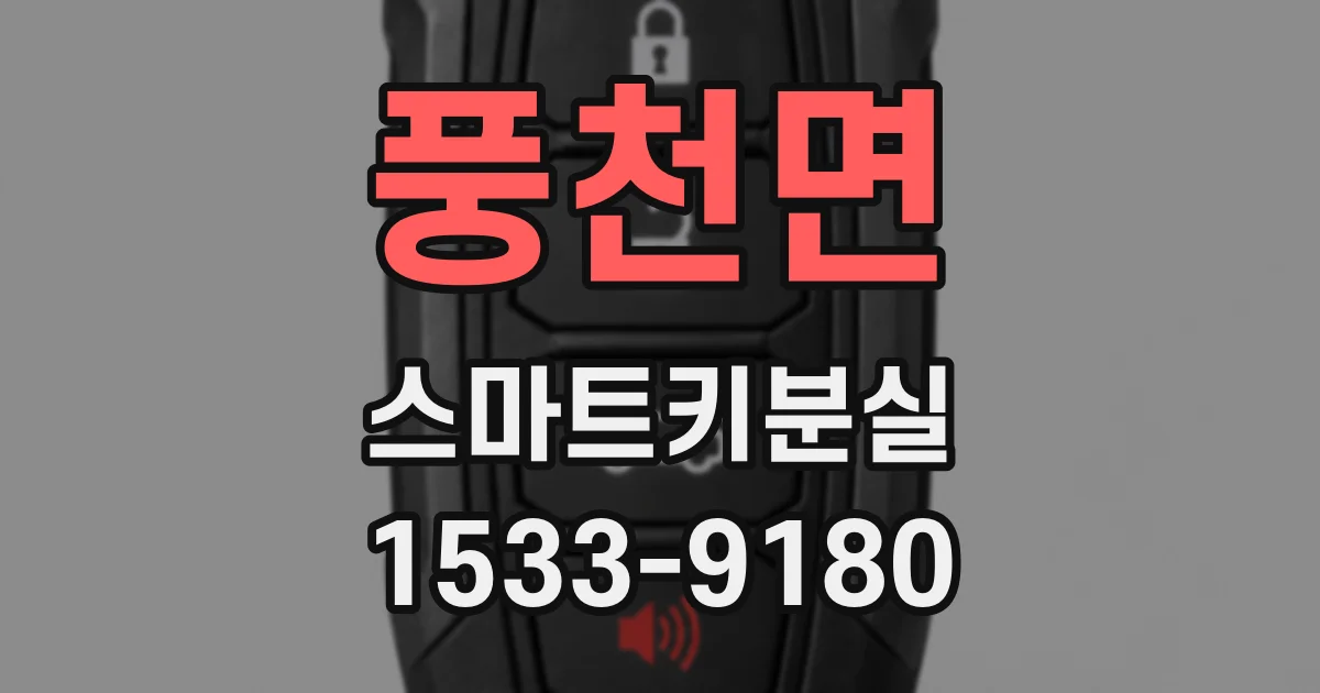 풍천면 스마트키분실