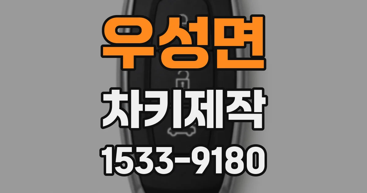 우성면 차키제작