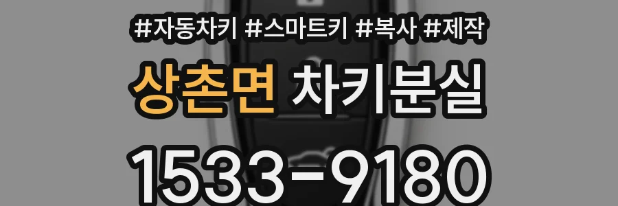 상촌면 차키분실